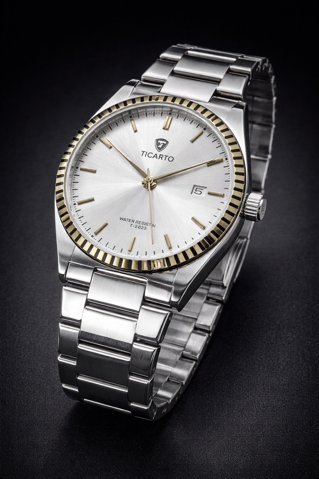 Ticarto Classic Stainless Steel Watch